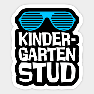 Kids Kindergarten Stud Back To School First Day of School Student Sticker